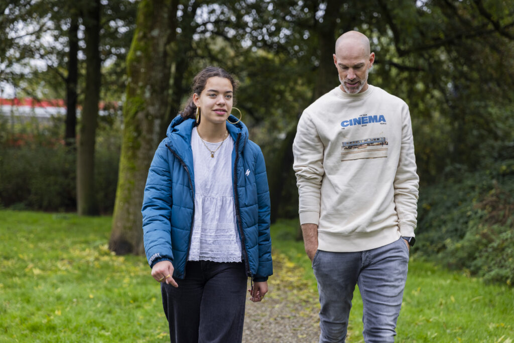 wandelen ouder en kind