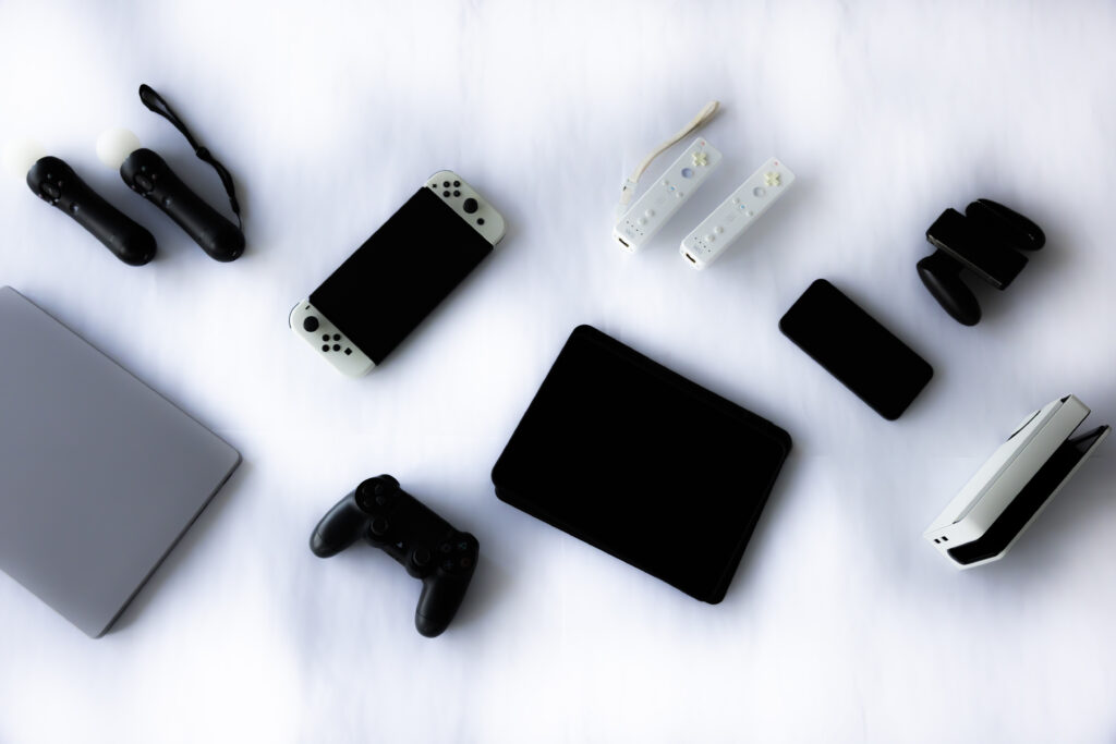 verschillende type game consoles